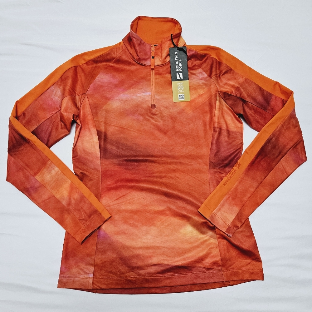 MOUNTAIN FORCE | Horizon base layer long sleeve ¼ zip pullover mock neck top